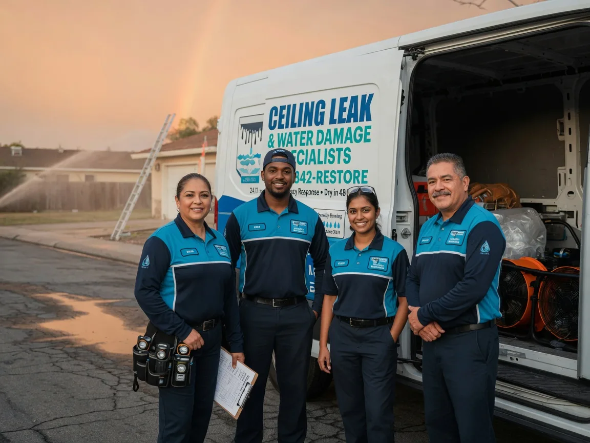 Ceiling Leak Cleanup company in Devers, TX
